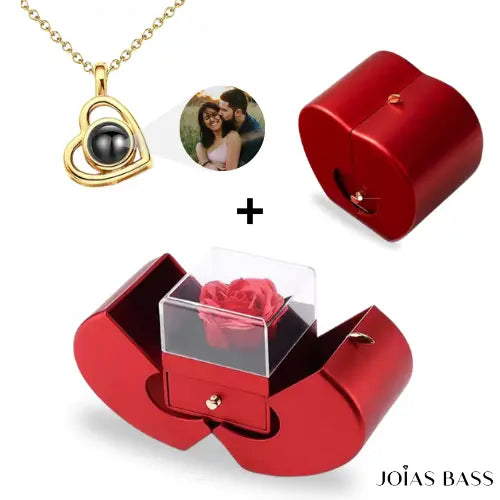 Colar Memórias Eternas - Foto Personalizável + Caixa Encantada