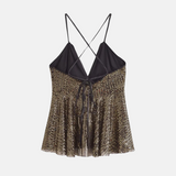 Blusa Paetizada Moonlight Noir