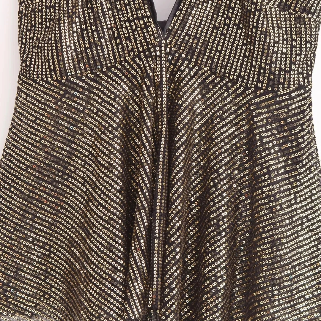 Blusa Paetizada Moonlight Noir