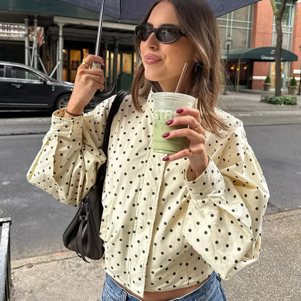 Blusa Poá Parisienne