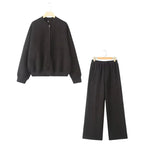 Conjunto de Moletom Feminino Forrado