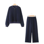 Conjunto de Moletom Feminino Forrado