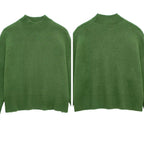 Conjunto de Tricot Blusa Manga Longa e Mini Saia