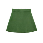 Conjunto de Tricot Blusa Manga Longa e Mini Saia