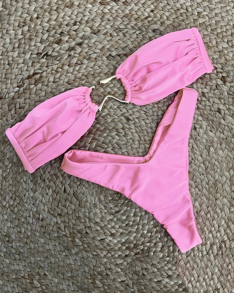 Biquíni Tulum Aro Dourado