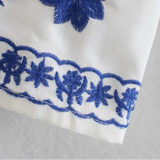 Camisa Bordada Florescer