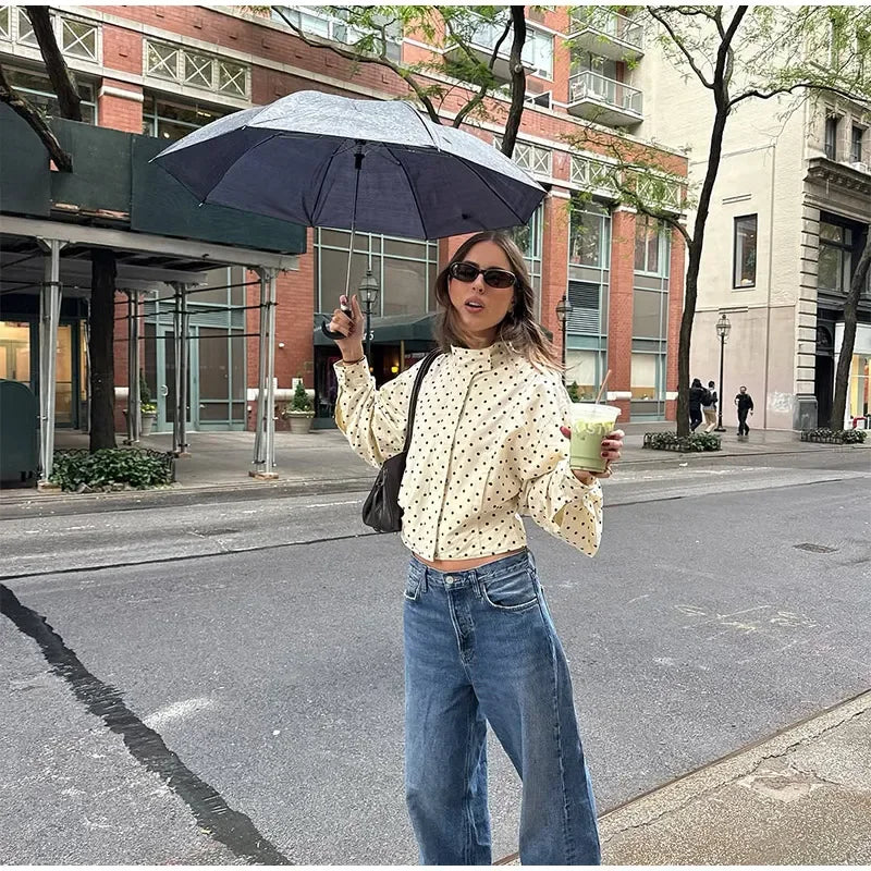 Blusa Poá Parisienne