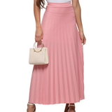 Saia Plissada Longa Lisa