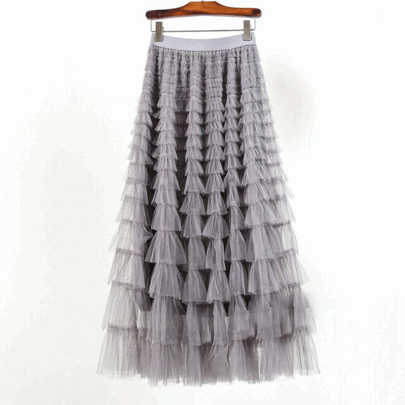 Saia de Tule Longa