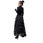 Saia de Tule com Espirais