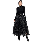 Saia de Tule com Espirais