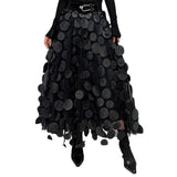 Saia de Tule com Espirais
