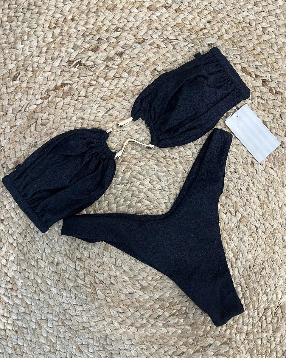 Biquíni Tulum Aro Dourado