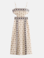 Vestido Midi Estampado Antonella