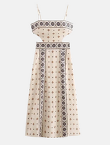 Vestido Midi Estampado Antonella