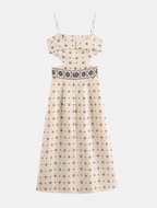 Vestido Midi Estampado Antonella