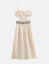 Vestido Midi Estampado Antonella