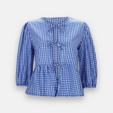 Bata Amarração Xadrez Lírio