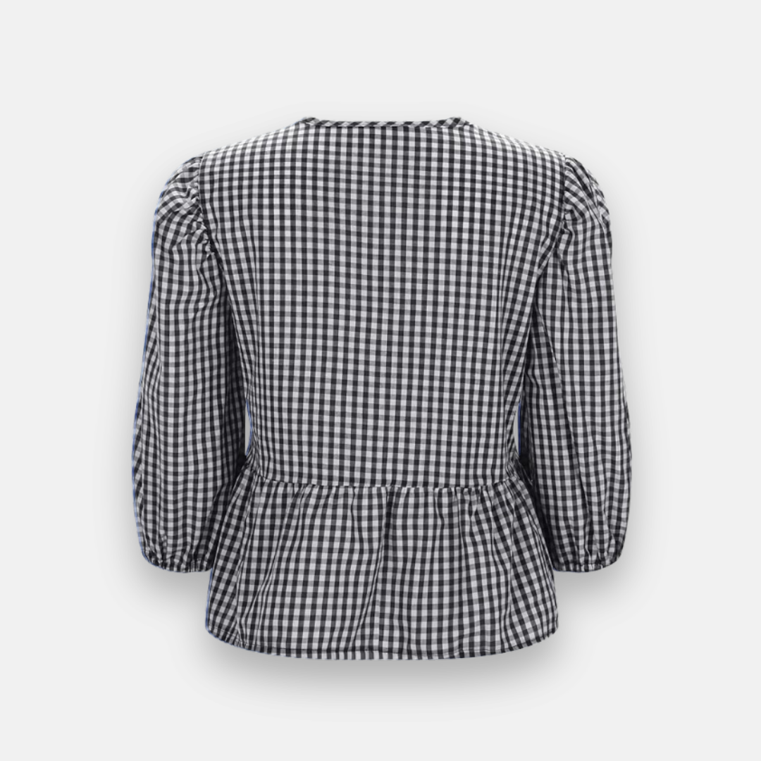 Bata Amarração Xadrez Lírio