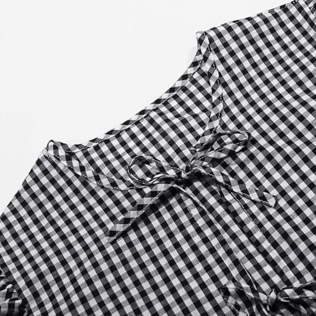 Bata Amarração Xadrez Lírio