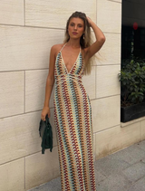 Vestido de Verão Maxi Fiorella