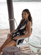 Vestido Curto Estampado Mulina