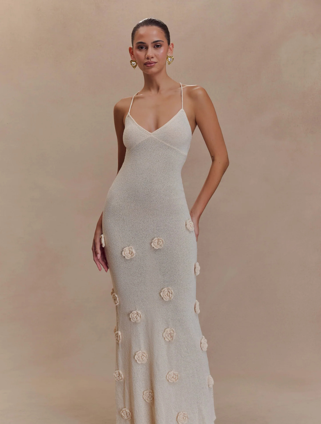 Vestido Longo em Crochê Milena