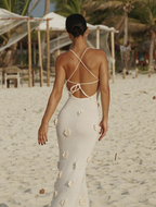 Vestido Longo em Crochê Milena