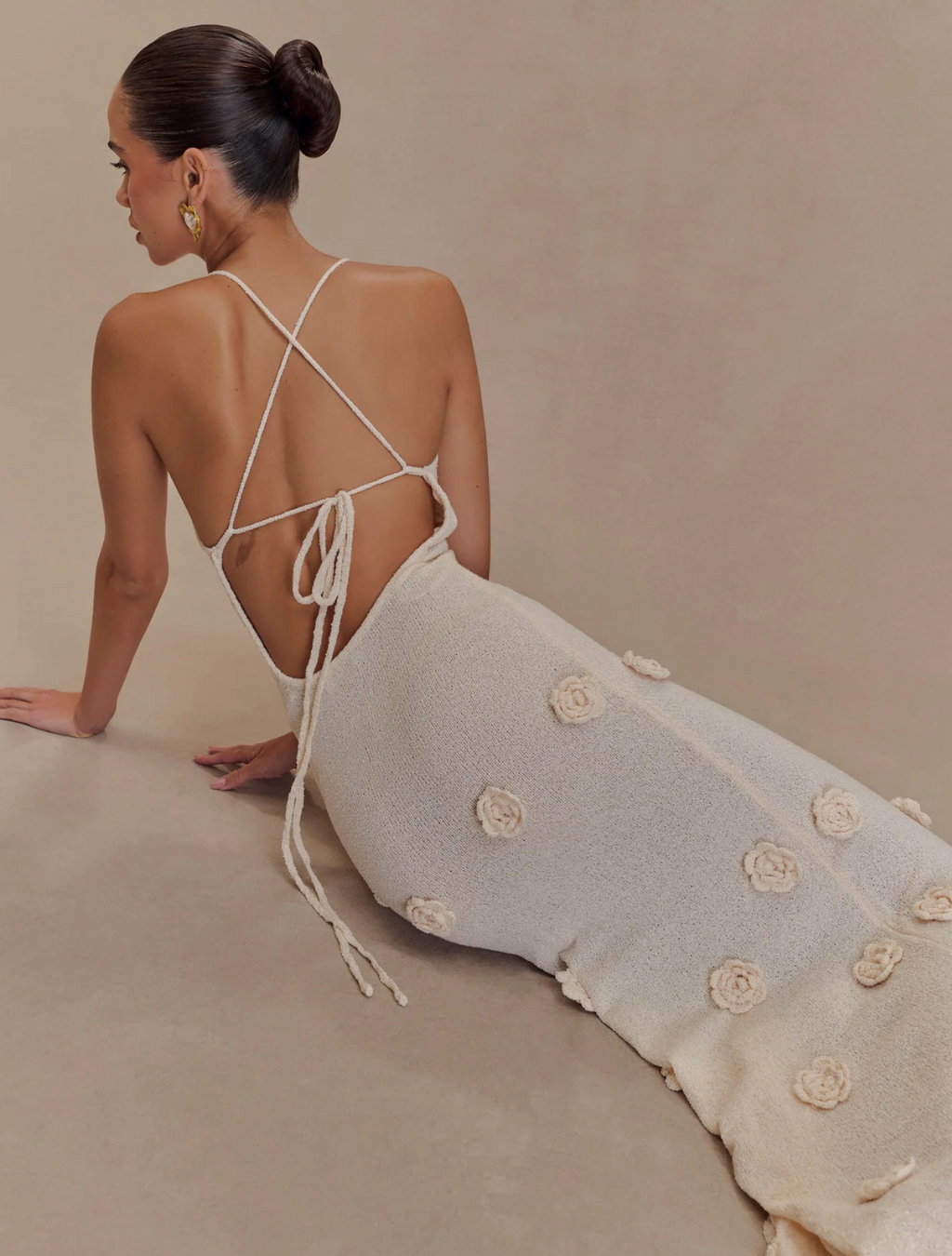 Vestido Longo em Crochê Milena