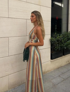 Vestido de Verão Maxi Fiorella