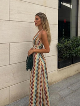 Vestido de Verão Maxi Fiorella