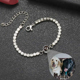 Pulseira Pedra Brilhante - Foto Personalizável